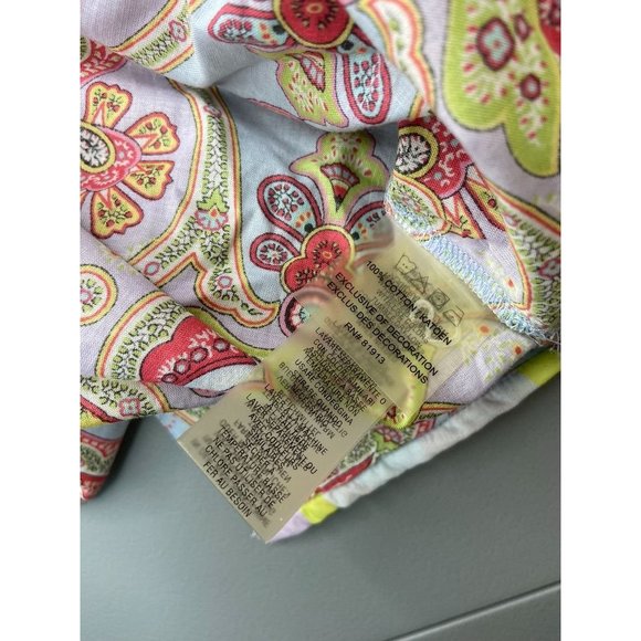 Robert Graham women's XS jolie patterned long sleeve‎ lightweight tunic blouse - Picture 4 of 8